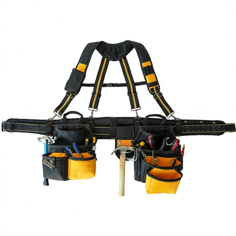 전문가용 견고한 툴 벨트, X자형 어깨끈, 목수, 전기 - Heavy Equipment Electrician 리뷰 및 가격
